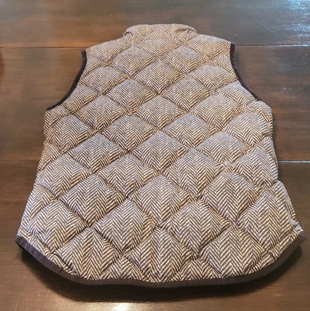 J. Crew Quilted Herringbone Vest - Picture 4 of 16